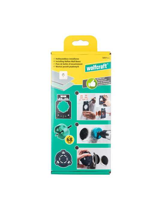 Kit de Instalaciones de Cajas Eléctricas WOLFCRAFT