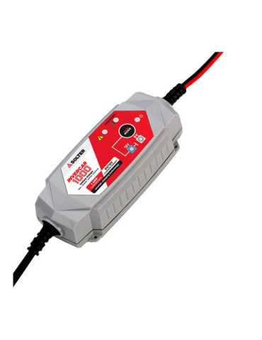 Cargador Inteligente de Baterias Invercar 1000 6/12V 1A (Coches y Motos) SOLTER