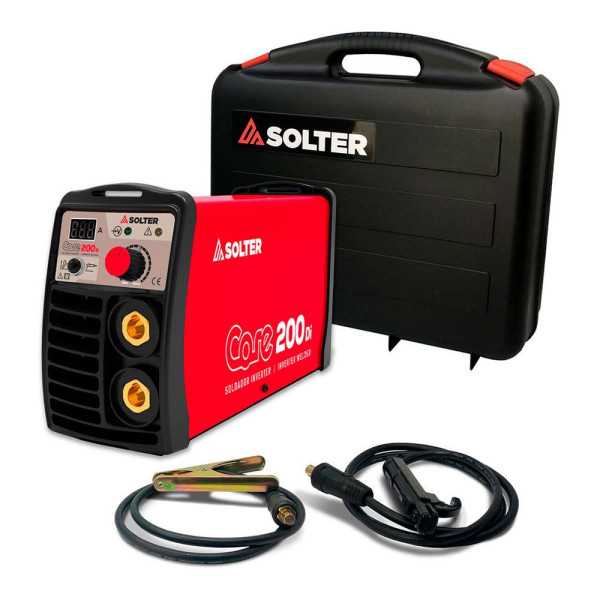 Equipo de Soldadura Inverter Core 200Di con Accesorios SOLTER