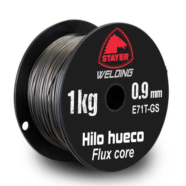 Bobina Hilo Hueco E71T-GS 0.9 mm 1 kg STAYER