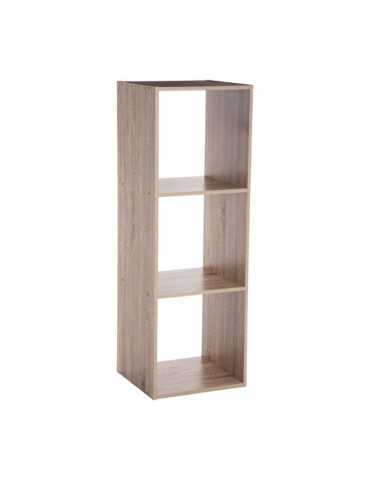 Estanteria Madera para 3 Cajas Organizadoras 100,5 x 34,4 x 32 cm 5FIVE