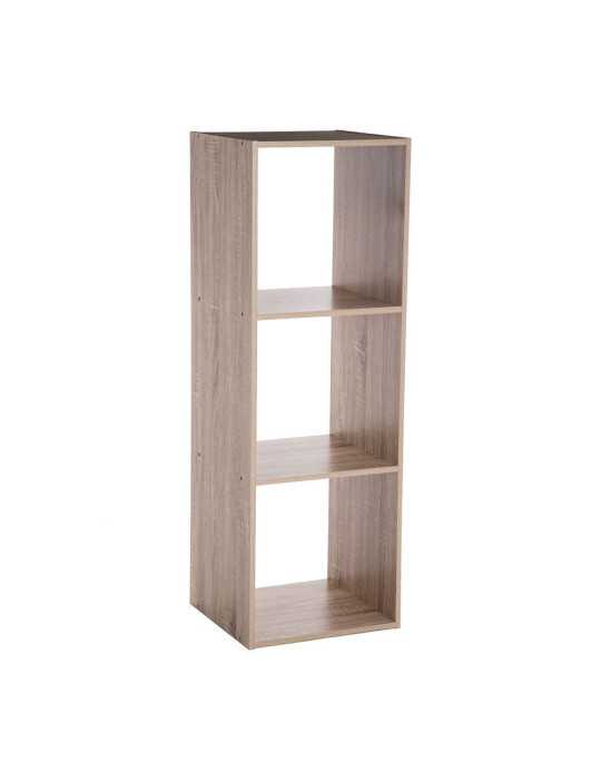 Estanteria Madera para 3 Cajas Organizadoras 100,5 x 34,4 x 32 cm 5FIVE
