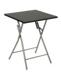 Mesa Plegable Negra 60 x 60 x 75 cm HESPÉRIDE