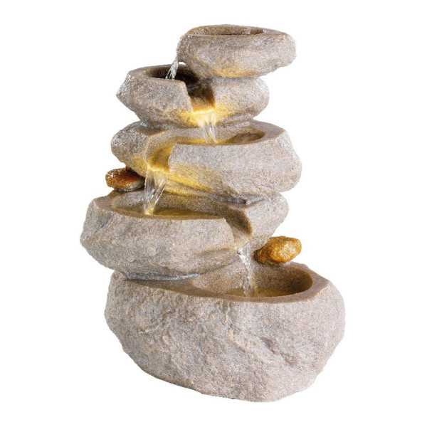 Fuente de Poliresina para Interior y Exterior, 18 x 23 x 35 cm LUMINEO