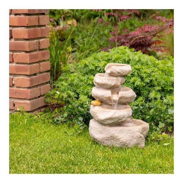 Fuente de Poliresina para Interior y Exterior, 18 x 23 x 35 cm LUMINEO