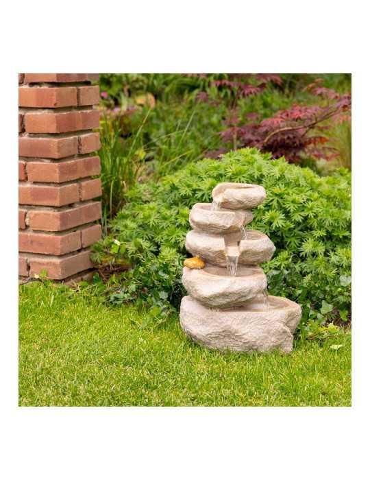 Fuente de Poliresina para Interior y Exterior, 18 x 23 x 35 cm LUMINEO
