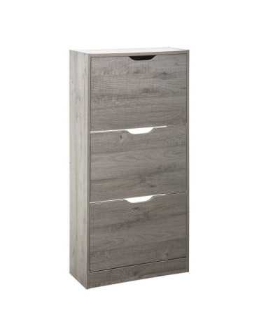 Zapatero de Madera 115 x 60 x 24 cm Color Gris 5FIVE