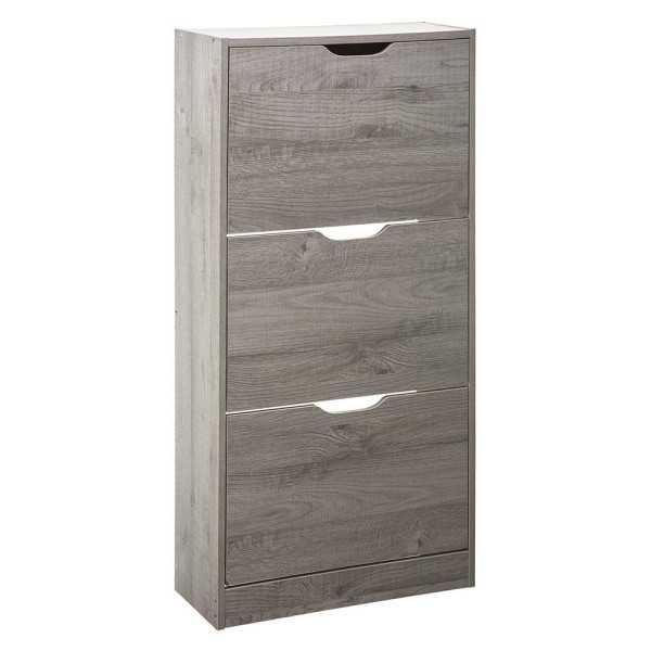 Zapatero de Madera 115 x 60 x 24 cm Color Gris 5FIVE