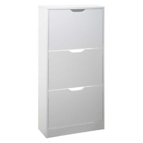 Zapatero de Madera 115 x 60 x 24 cm Color Blanco 5FIVE