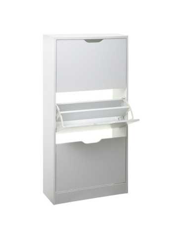 Zapatero de Madera 115 x 60 x 24 cm Color Blanco 5FIVE 2