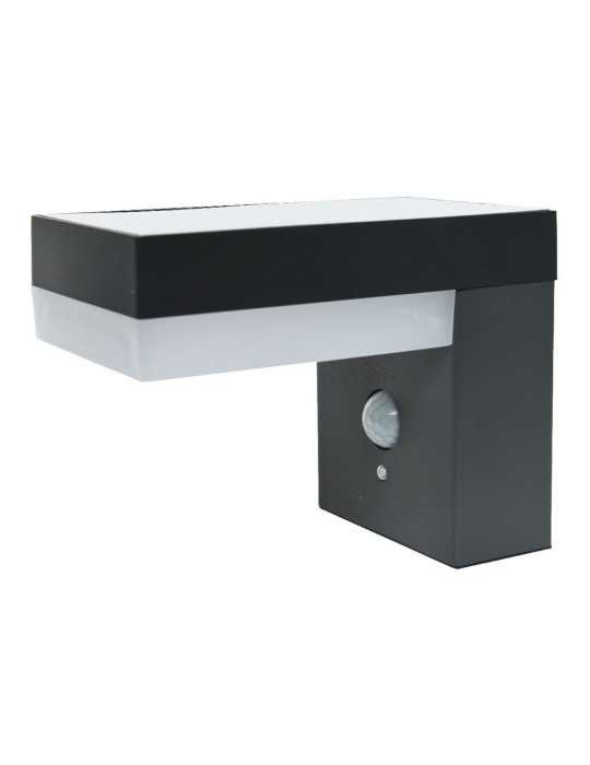 Aplique Solar con Detector Max 600lm 3200K 10x16,5x13cm Edm LUMINEO
