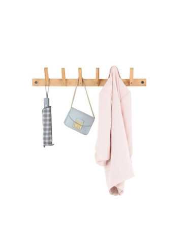 Colgador Bambu 2 en 1 (Vertical u Horizontal) 26 x 7 x 76 - 75 x 12 x 12 cm DOMO PACK LIVING