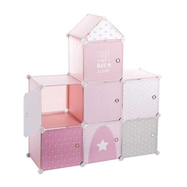 Almacenamiento Infantil Pink Castle 95,5 x 32 x 109 cm ATMOSPHERA