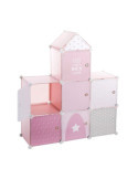 Almacenamiento Infantil Pink Castle 95,5 x 32 x 109 cm ATMOSPHERA
