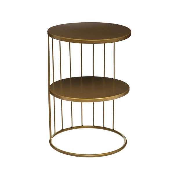 Mesa de Centro Dorada Modelo Kobu ATMOSPHERA