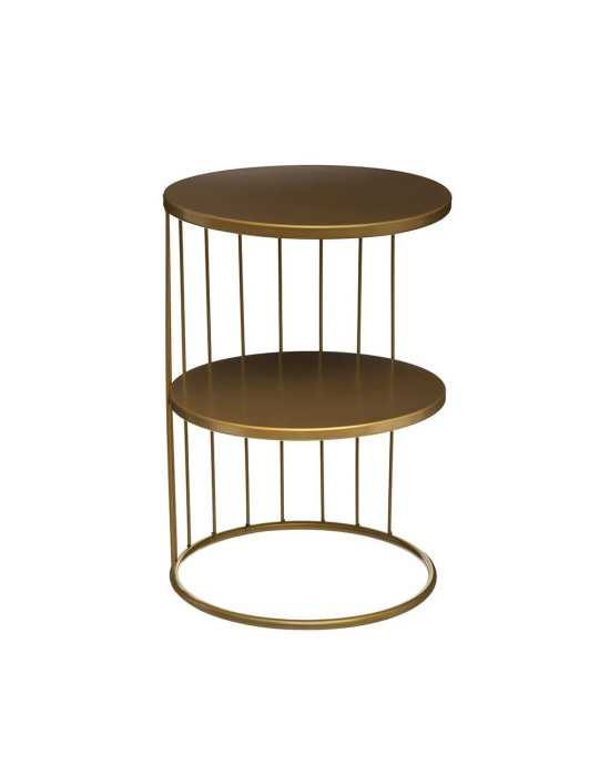 Mesa de Centro Dorada Modelo Kobu ATMOSPHERA