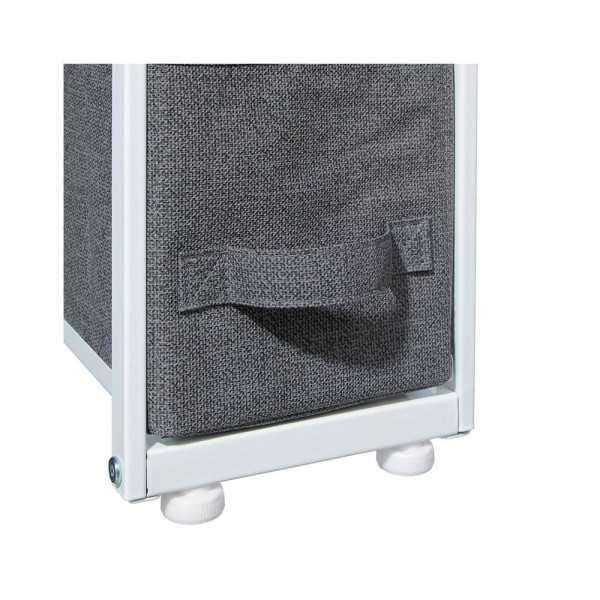 Cajonera Estrecha Gris Oscuro 73,5 x 48 x 20 cm 5FIVE