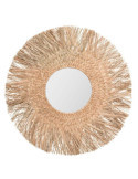 Espejo de Junco Natural Colección Jungly Ø80 cm ATMOSPHERA