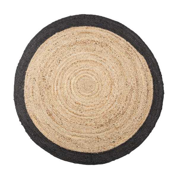 Alfombra Arpillera Negra Ø120 cm ATMOSPHERA