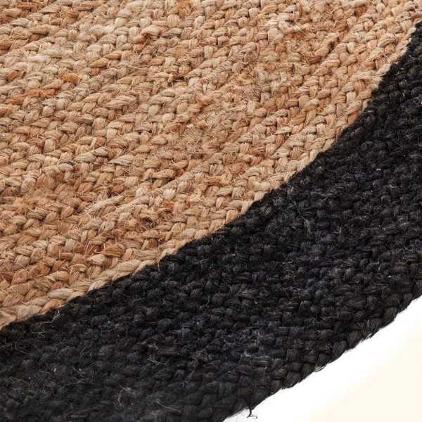 Alfombra Arpillera Negra Ø120 cm ATMOSPHERA