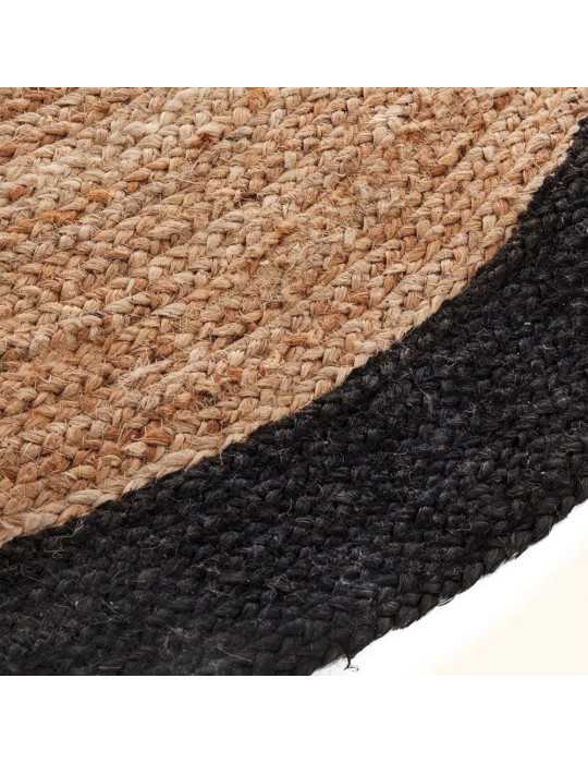 Alfombra Arpillera Negra Ø120 cm ATMOSPHERA
