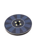 Fuente Solar de Jardín, de Plástico, Luz Blanca Cálida, 4 LEDS, Ø16 x 3,5 cm LUMINEO
