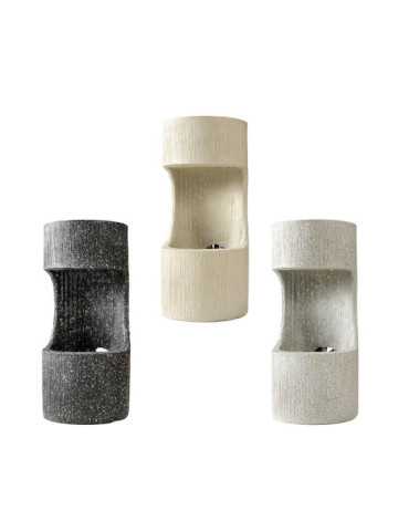 Fuente Cilíndrica para Interior y Exterior IP44, Colores Surtidos, Ø16 x 35 cm LUMINEO