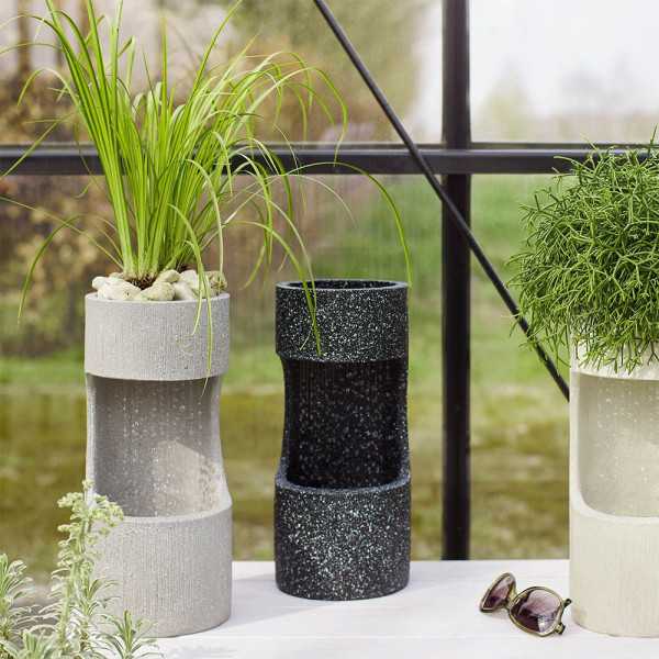 Fuente Cilíndrica para Interior y Exterior IP44, Colores Surtidos, Ø16 x 35 cm LUMINEO