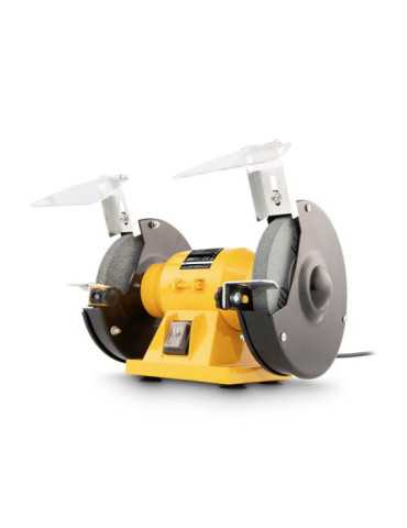 Esmeriladora de Banco + 2 Ruedas Abrasivas de Ø150 mm, 150 W con Cable 2 m POWERPLUS