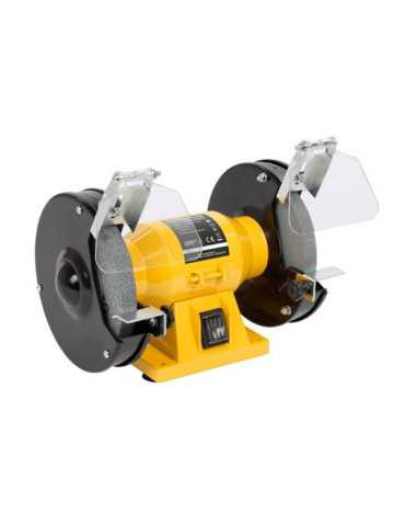 Esmeriladora de Banco + 2 Ruedas Abrasivas de Ø150 mm, 150 W con Cable 2 m POWERPLUS 2
