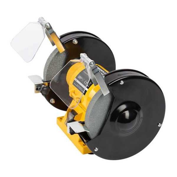 Esmeriladora de Banco + 2 Ruedas Abrasivas de Ø150 mm, 150 W con Cable 2 m POWERPLUS