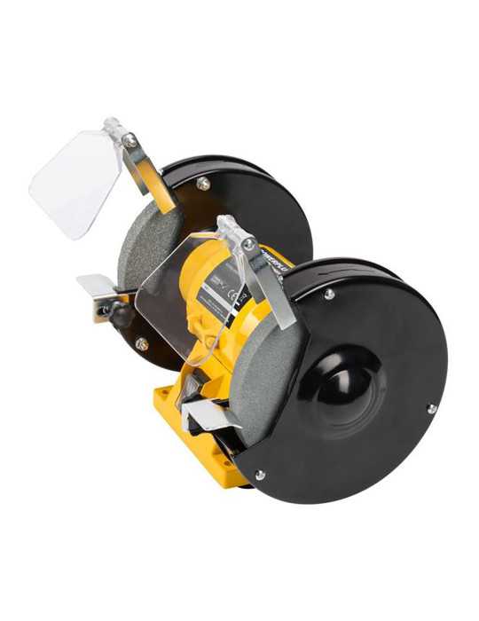 Esmeriladora de Banco + 2 Ruedas Abrasivas de Ø150 mm, 150 W con Cable 2 m POWERPLUS
