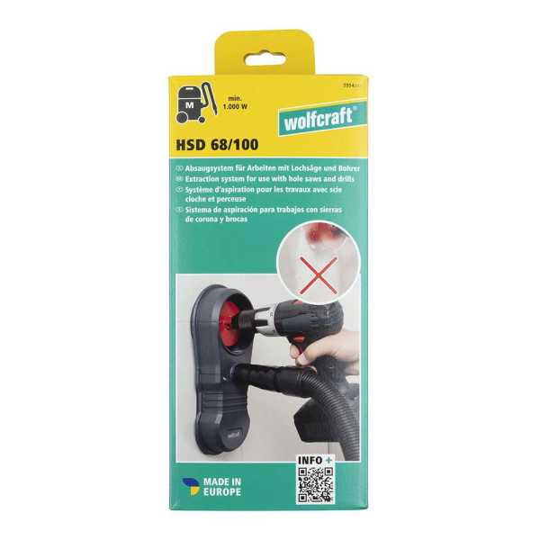 Sistema de Aspiración Hsd 68/100 WOLFCRAFT