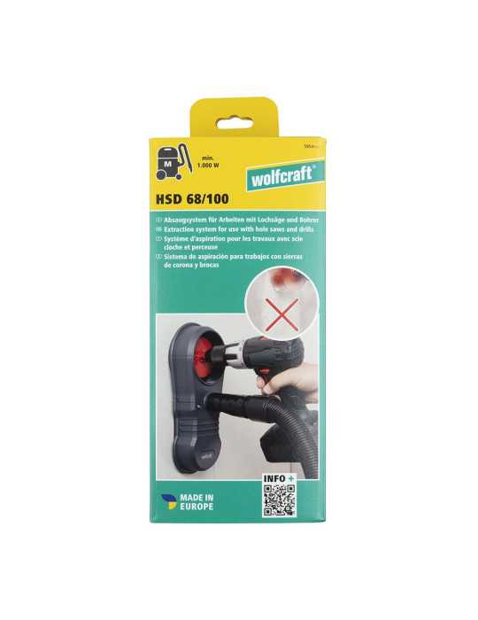 Sistema de Aspiración Hsd 68/100 WOLFCRAFT