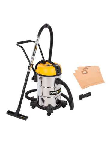Aspirador Húmedo/Seco 1200 W, 30 L POWERPLUS