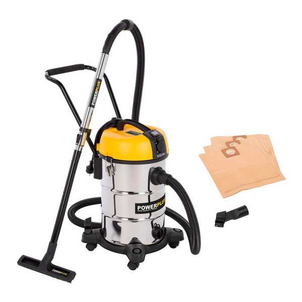 Aspirador Húmedo/Seco 1200 W, 30 L POWERPLUS