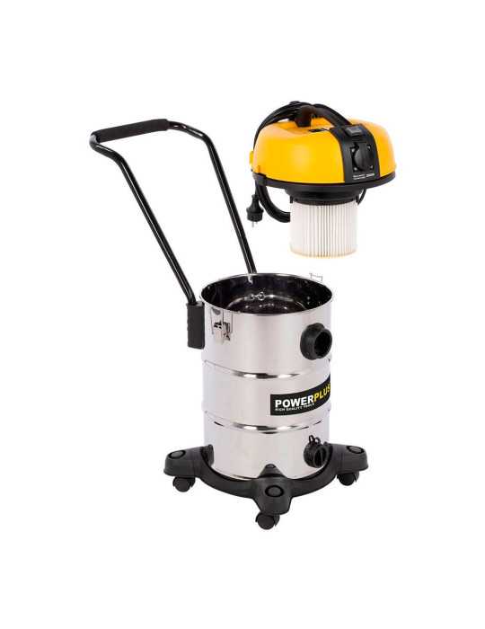 Aspirador Húmedo/Seco 1200 W, 30 L POWERPLUS