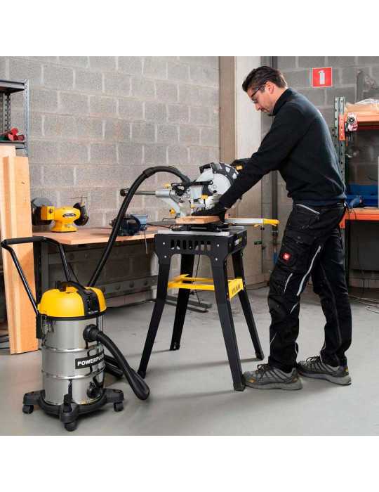 Aspirador Húmedo/Seco 1200 W, 30 L POWERPLUS