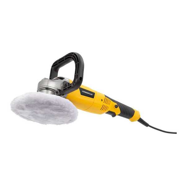 Pulidora Angular 1200W Ø180 mm + 3 Accesorios POWERPLUS