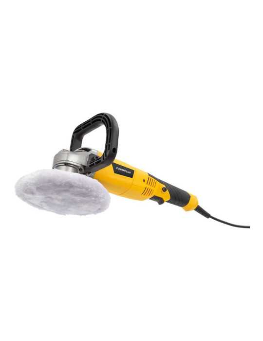 Pulidora Angular 1200W Ø180 mm + 3 Accesorios POWERPLUS