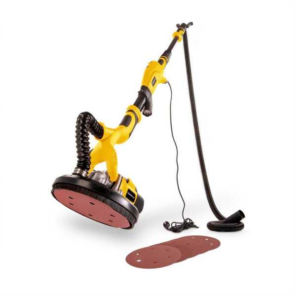 Lijadora para Paneles de Yeso, Telescópico, 710W Ø225 mm POWERPLUS