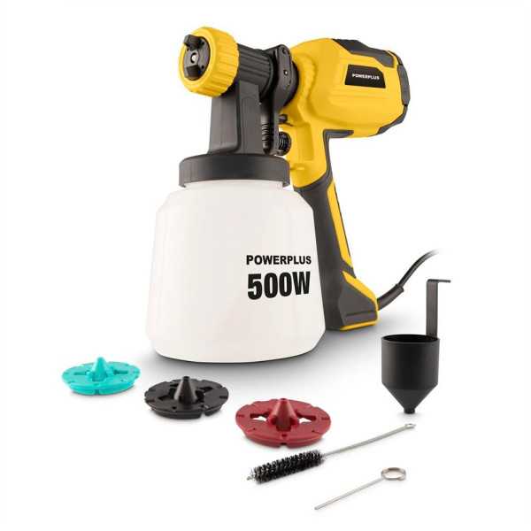 Pistola de Pintura Hvlp 500 W, 1400 ml POWERPLUS