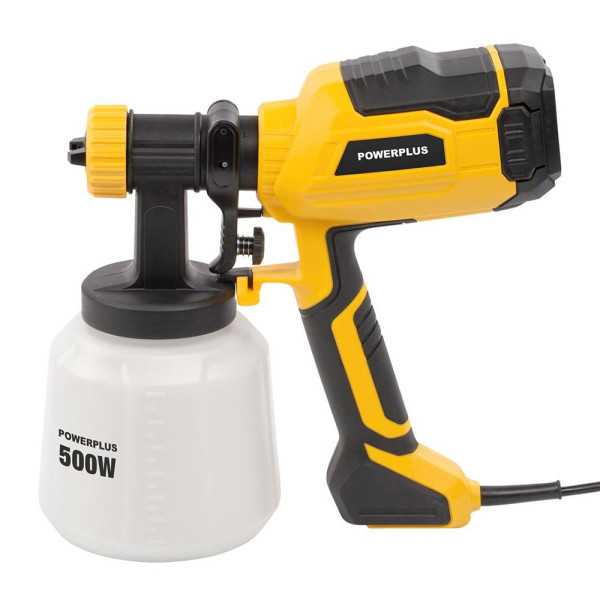 Pistola de Pintura Hvlp 500 W, 1400 ml POWERPLUS