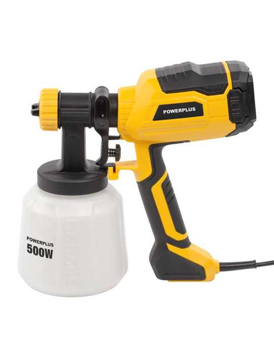 Pistola de Pintura Hvlp 500 W, 1400 ml POWERPLUS