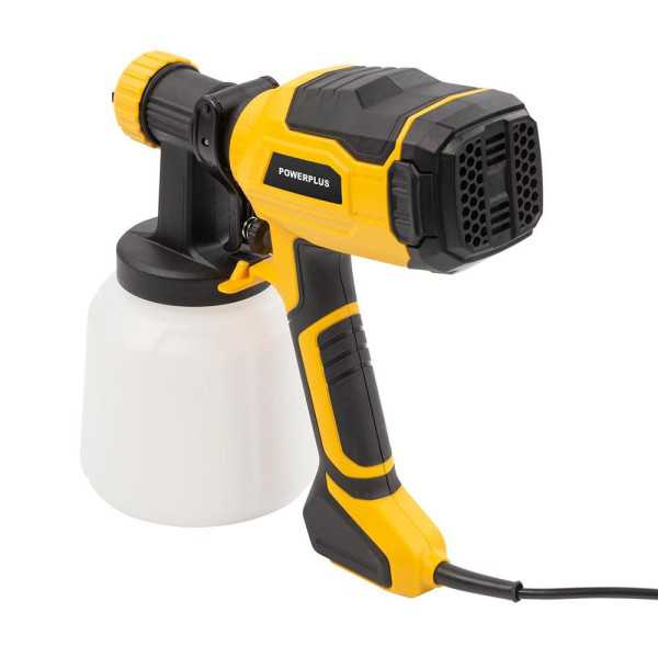 Pistola de Pintura Hvlp 500 W, 1400 ml POWERPLUS