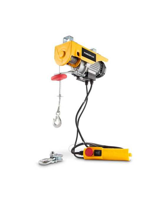 Polipasto Eléctrico 500 W 100/200 kg POWERPLUS