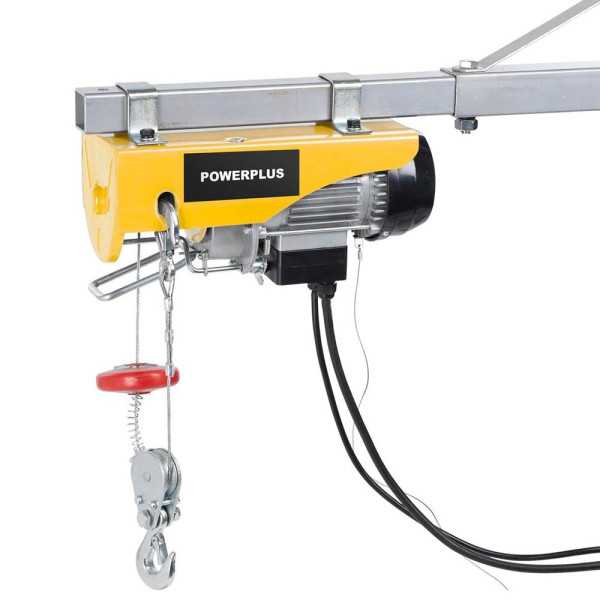 Polipasto Eléctrico 500 W 100/200 kg POWERPLUS