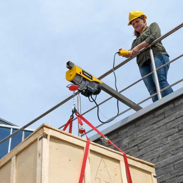 Polipasto Eléctrico 500 W 100/200 kg POWERPLUS