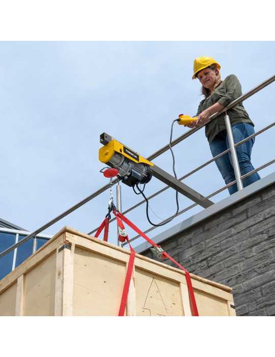 Polipasto Eléctrico 500 W 100/200 kg POWERPLUS