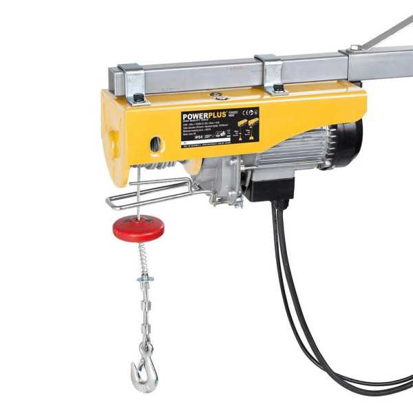 Polipasto Eléctrico 1050 W 300/600 kg POWERPLUS